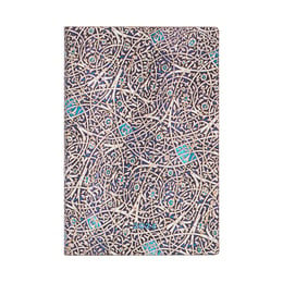Paperblanks Планер Granada Turquoise, Mini, хоризонтален, мека корица, 88 листа, за 2024 година