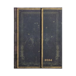 Paperblanks Планер Arabica, Ultra, Verso, твърда корица, 80 листа, за 2024 година