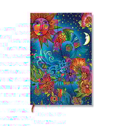 Paperblanks Тефтер Celestial Magic, Mini, широки редове, твърда корица, 88 листа
