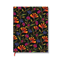 Paperblanks Тефтер Wild Flowers, Ultra, широки редове, мека корица, 88 листа
