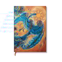 Paperblanks Тефтер Skybird, Midi, широки редове, твърда корица, 72 листа