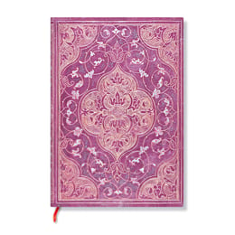 Paperblanks Тефтер Rose Chronicles, Midi, широки редове, мека корица, 88 листа