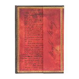 Paperblanks Тефтер Shelley Frankenstein, Midi, широки редове, твърда корица, 72 листа