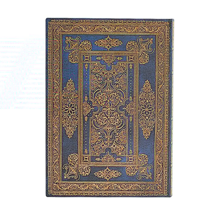 Paperblanks Планер Blue Luxe, Midi, хоризонтален, мека корица, 112 листа, за 2024-2025 година