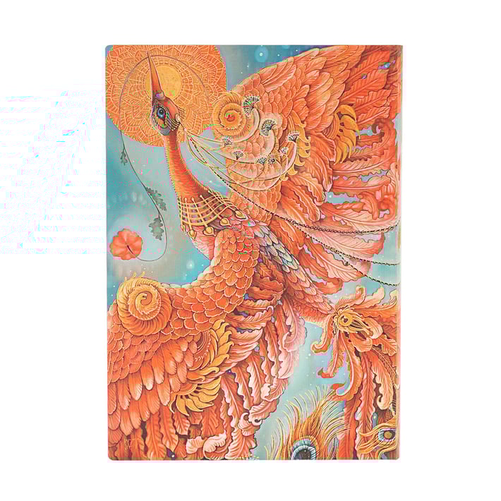 Paperblanks Планер Firebird, Midi, 1 ден на страница, мека корица, 216 листа, за 2025 година
