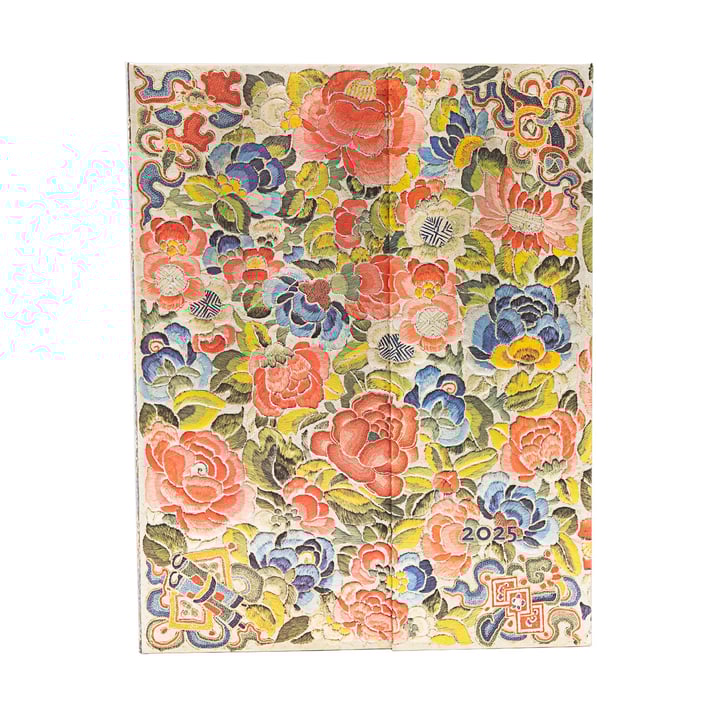 Paperblanks Планер Pear Garden, Ultra, хоризонтален, твърда корица, 80 листа, за 2025 година