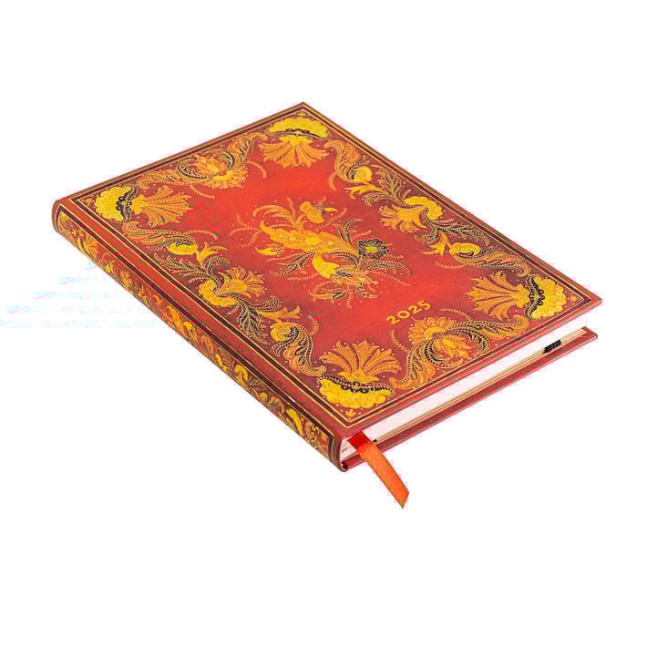 Paperblanks Планер Fiammetta, Midi, хоризонтален, твърда корица, 80 листа, за 2025 година