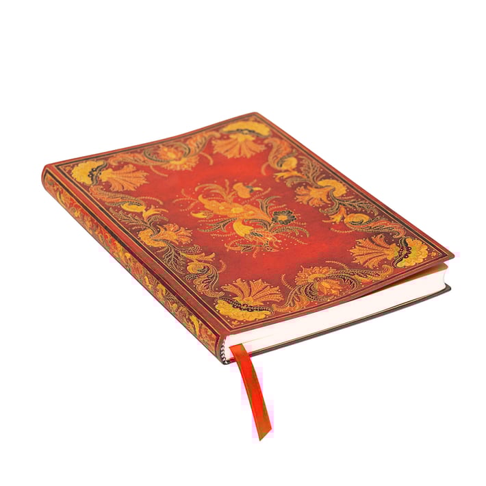 Paperblanks Тефтер Fiammetta, Midi, широки редове, мека корица, 88 листа