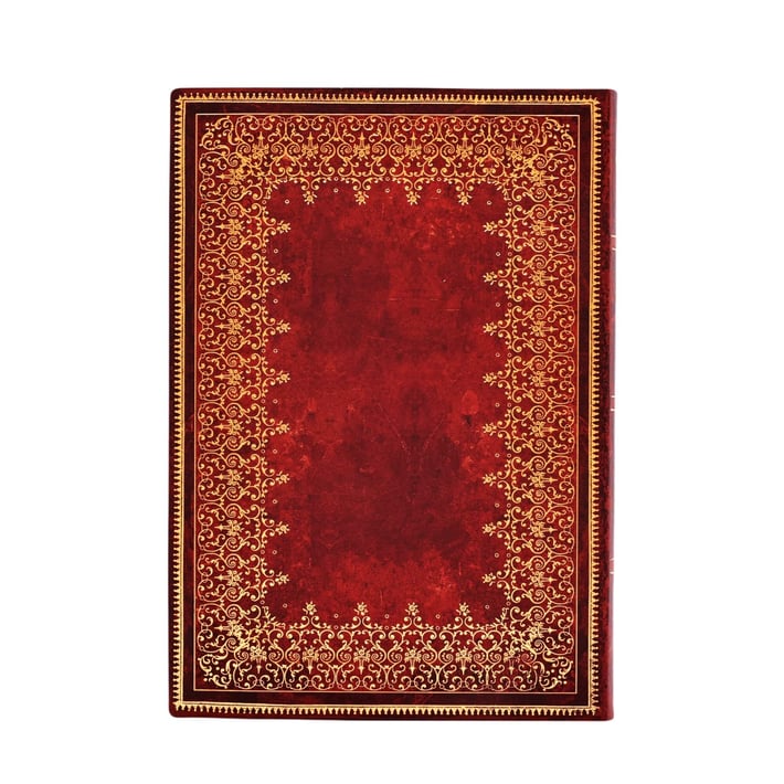 Paperblanks Тефтер Foiled, Midi, широки редове, мека корица, 88 листа