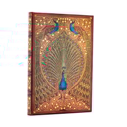 Paperblanks Тефтер Hafiz's Peacocks, Mini, твърда корица, 88 листа
