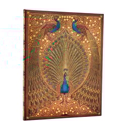 Paperblanks Тефтер Hafiz's Peacocks, Ultra, твърда корица, 72 листа
