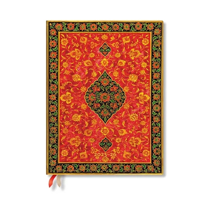Paperblanks Планер Layla, Ultra, вертикален, твърда корица, 104 листа, за 2025-2026 година