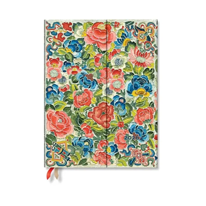 Paperblanks Планер Pear Garden, Ultra, вертикален, твърда корица, 80 листа, за 2026 година