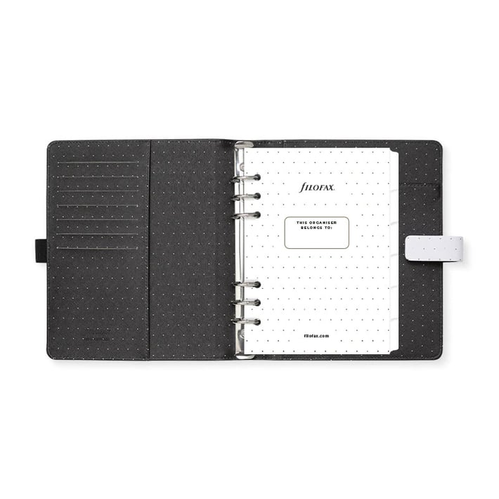 Filofax Органайзер Moonlight, A5, бял