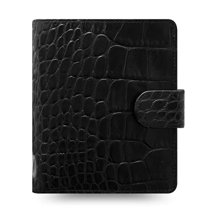 Filofax Органайзер Classic Croc Pocket, черен