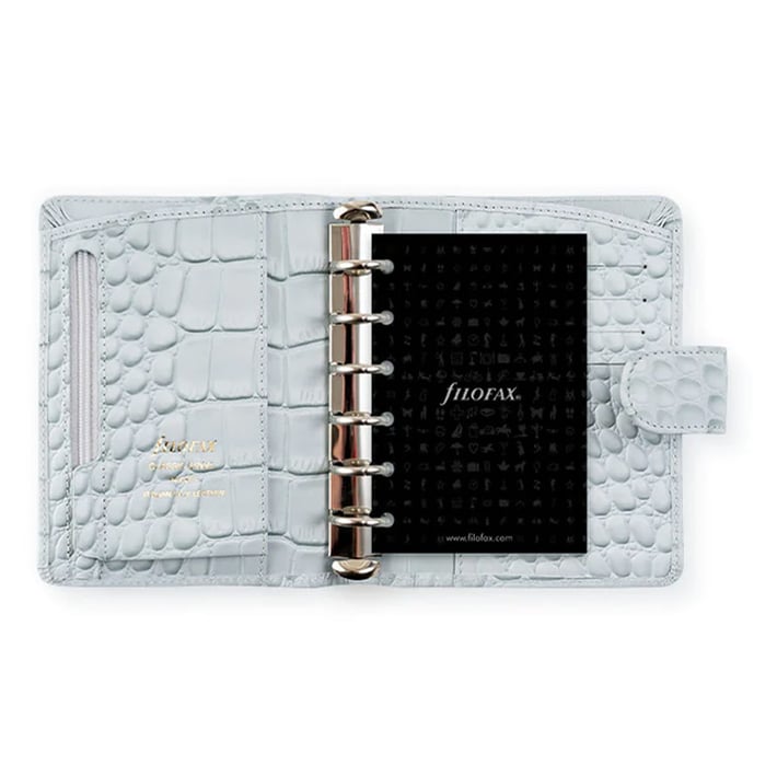 Filofax Органайзер Classic Croc Pocket, сив