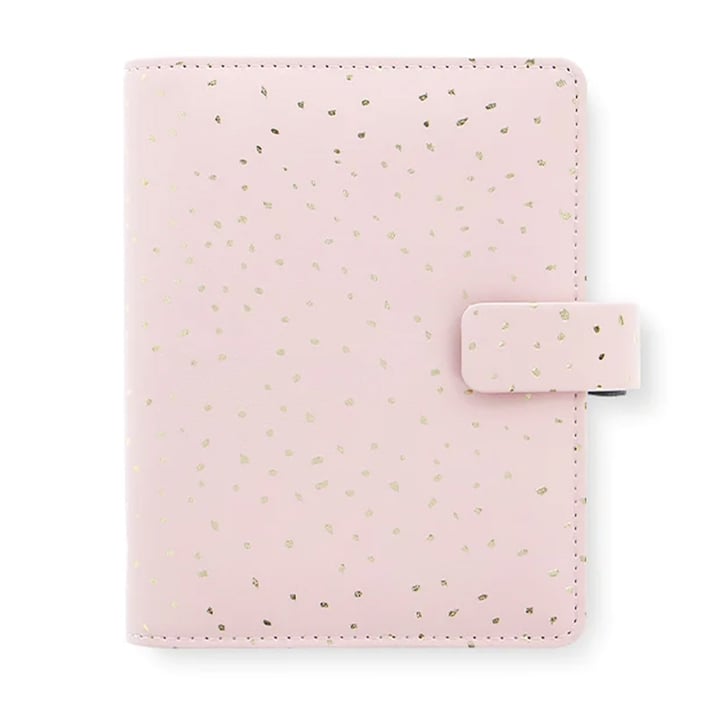 Filofax Органайзер Confetti Pocket, розов със златисти елементи