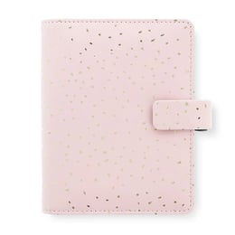 Filofax Органайзер Confetti Pocket, розов със златисти елементи