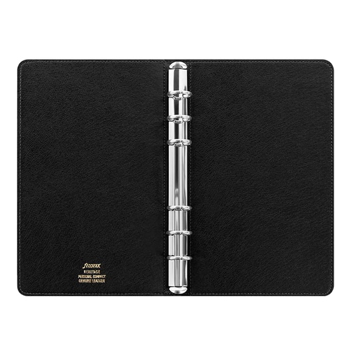 Filofax Органайзер Heriage Compact Personal, черен