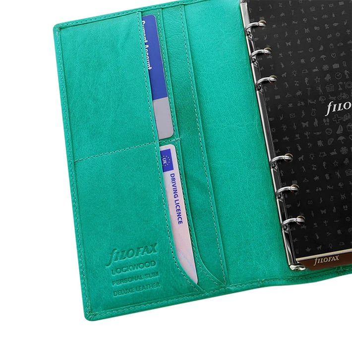 Filofax Органайзер Loockwood Personal Slim, тъмносин