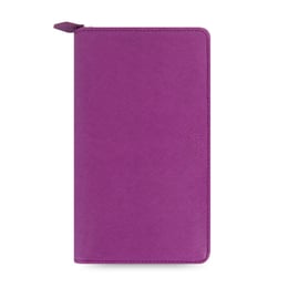 Filofax Органайзер Saffiano Personal Compact, с цип, лилав