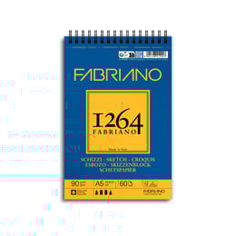 Fabriano Скицник за скициране, А5, 90 g/m2, гладка текстура, 60 листа