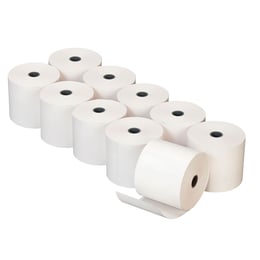 Office 1 Касова ролка, термо, широчина 38+38 mm, диаметър 48 m, 10 броя