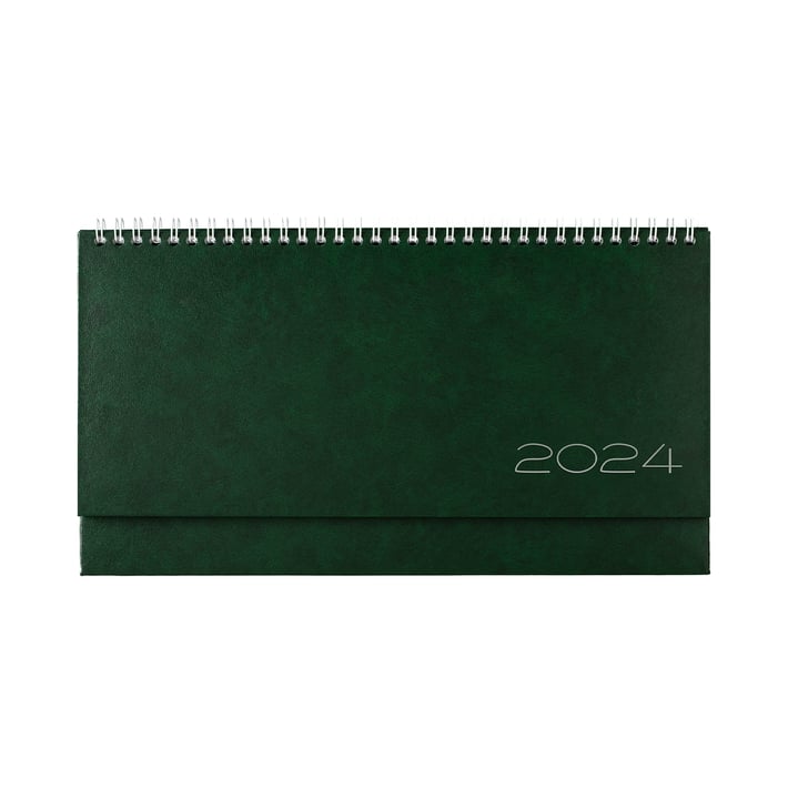 Настолен календар-бележник Олимп, 29 x 13 cm, зелен