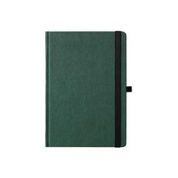Седмичник Практик А5 с дати и ластик, 192 страници, зелен