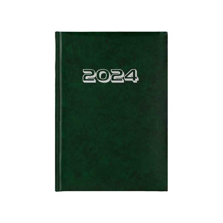 Календар-бележник Витоша, с дати, А5, зелен