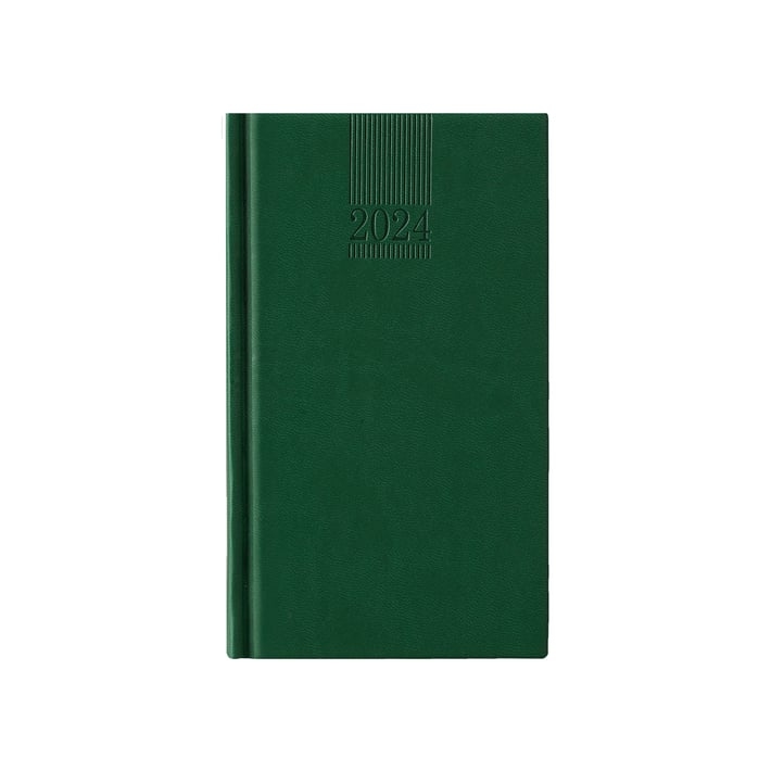 Календар-бележник Поло, седмичник, 9 x 16 cm, зелен
