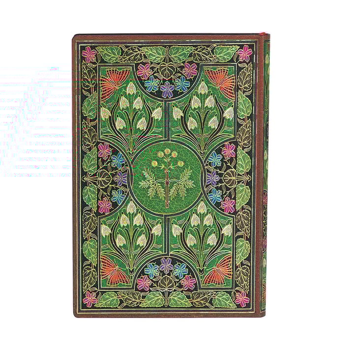 Paperblanks Тефтер Poetry in Bloom, 95 х 140 mm, широки редове, мека корица, 88 листа