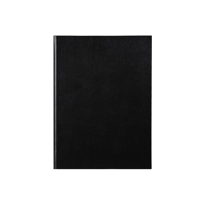 Календар-бележник Дакота, без дати, A5, със спирала, черен
