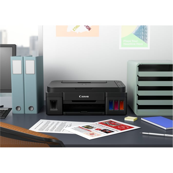 Canon Мастиленоструен принтер 3 в 1 Pixma G3411, Wi-Fi, A4