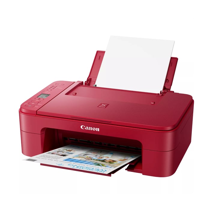 Canon Мастиленоструен принтер 3 в 1 Pixma TS3352, Wi-Fi, A4, червен