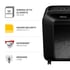 Fellowes Шредер за унищожаване на документи Powershred LX85, P-4, Cross-Cut, черен