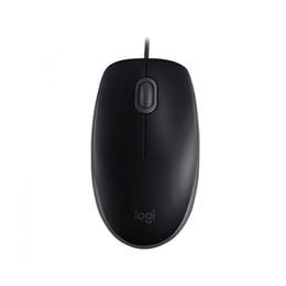 Logitech Мишка B110, оптична, безшумна, черна