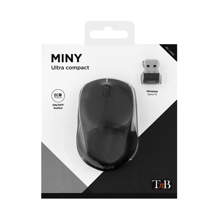 TNB Мишка Miny, безжична, черна