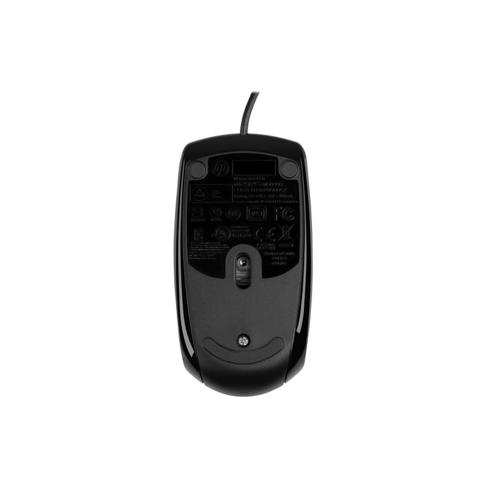 HP Мишка X500 E5E76AA, с кабел, USB, черна