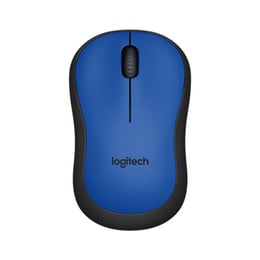 Logitech Мишка M220, безжична, безшумна, USB, 1000 dpi, синя