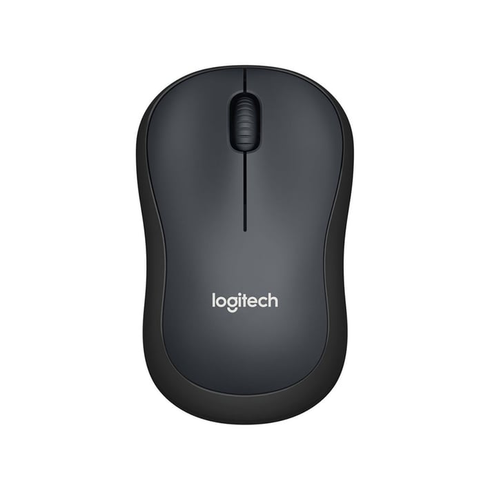 Logitech Мишка M220, USB, безжична, безшумна, черна