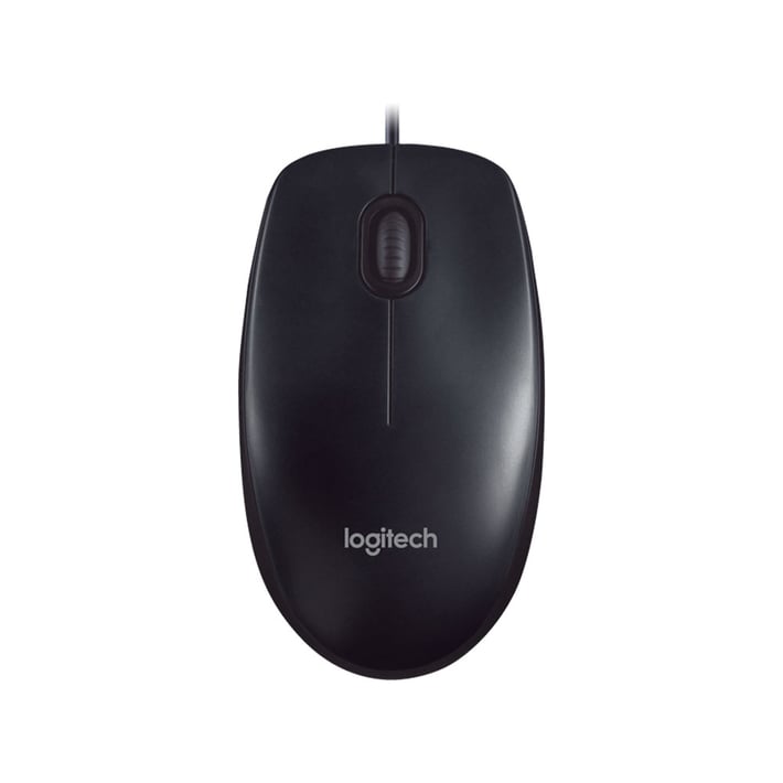 Logitech Мишка M90, оптична, USB, 1000 dpi, черна