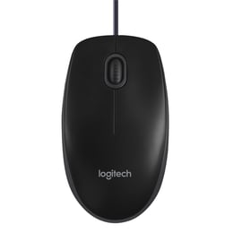 Logitech Мишка B100, оптична, USB, 800 dpi, черна
