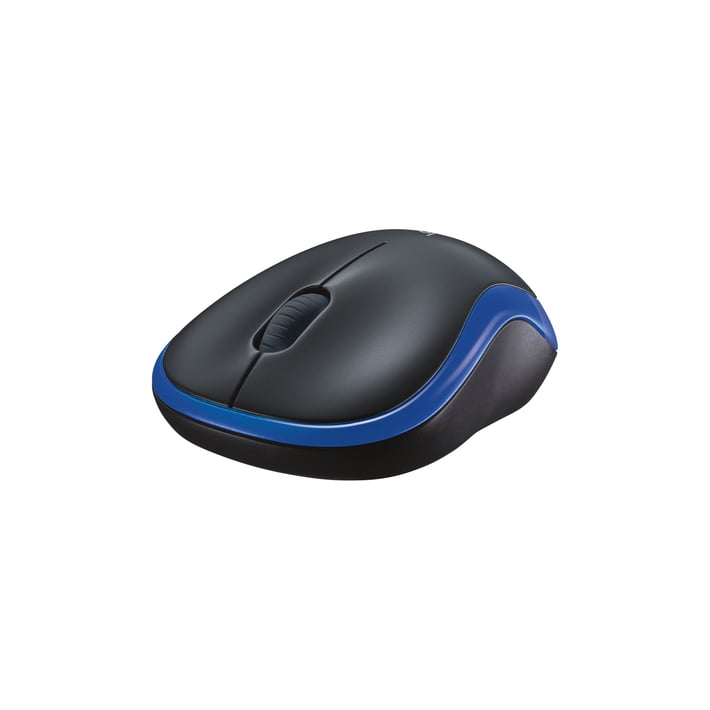 Logitech Мишка M185, безжична, 3 бутона, синя