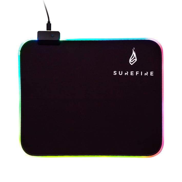 SureFire Пад за мишка Silent Flight 320, геймърски, RGB