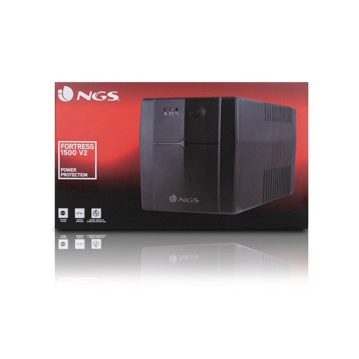 NGS Непрекъсваемо токозахранващо устройство UPS Fortress, Off-line, 1200VA, 720W, AVR, с 4 изхода