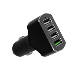 TNB Зарядно устройство, за автомобилна запалка, с 4 USB порта, Quick Charge 3.0 USB