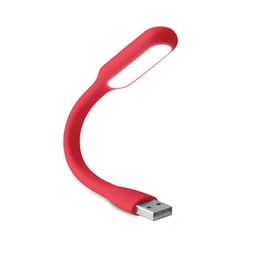 USB лампа Kankei, 1 LED, червена