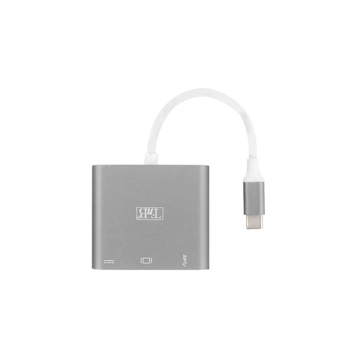 TNB Адаптер, троен, USB C, USB A, HDMI