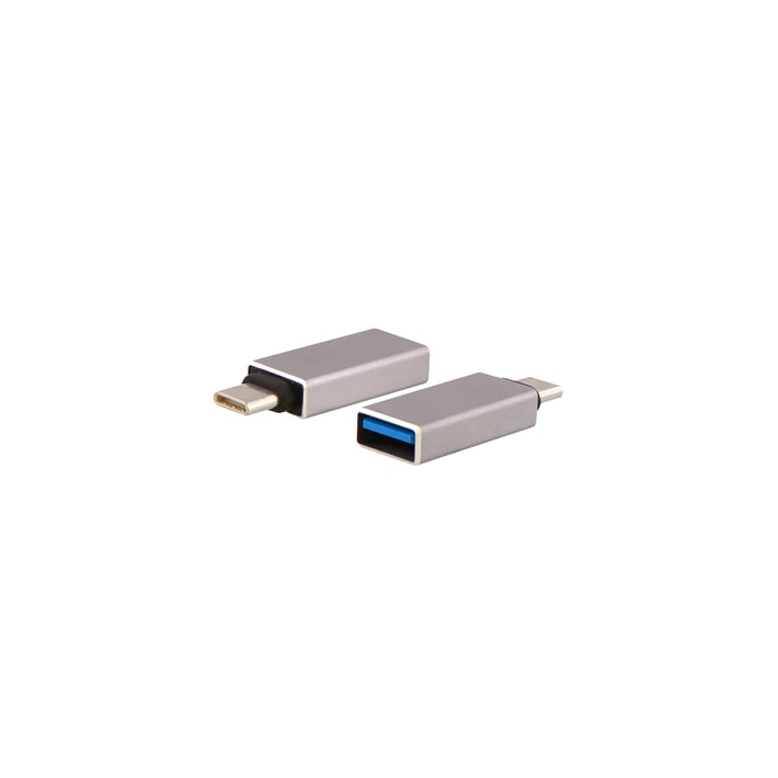 TNB Адаптер, USB Type-C към USB Type-A 3.0, сив